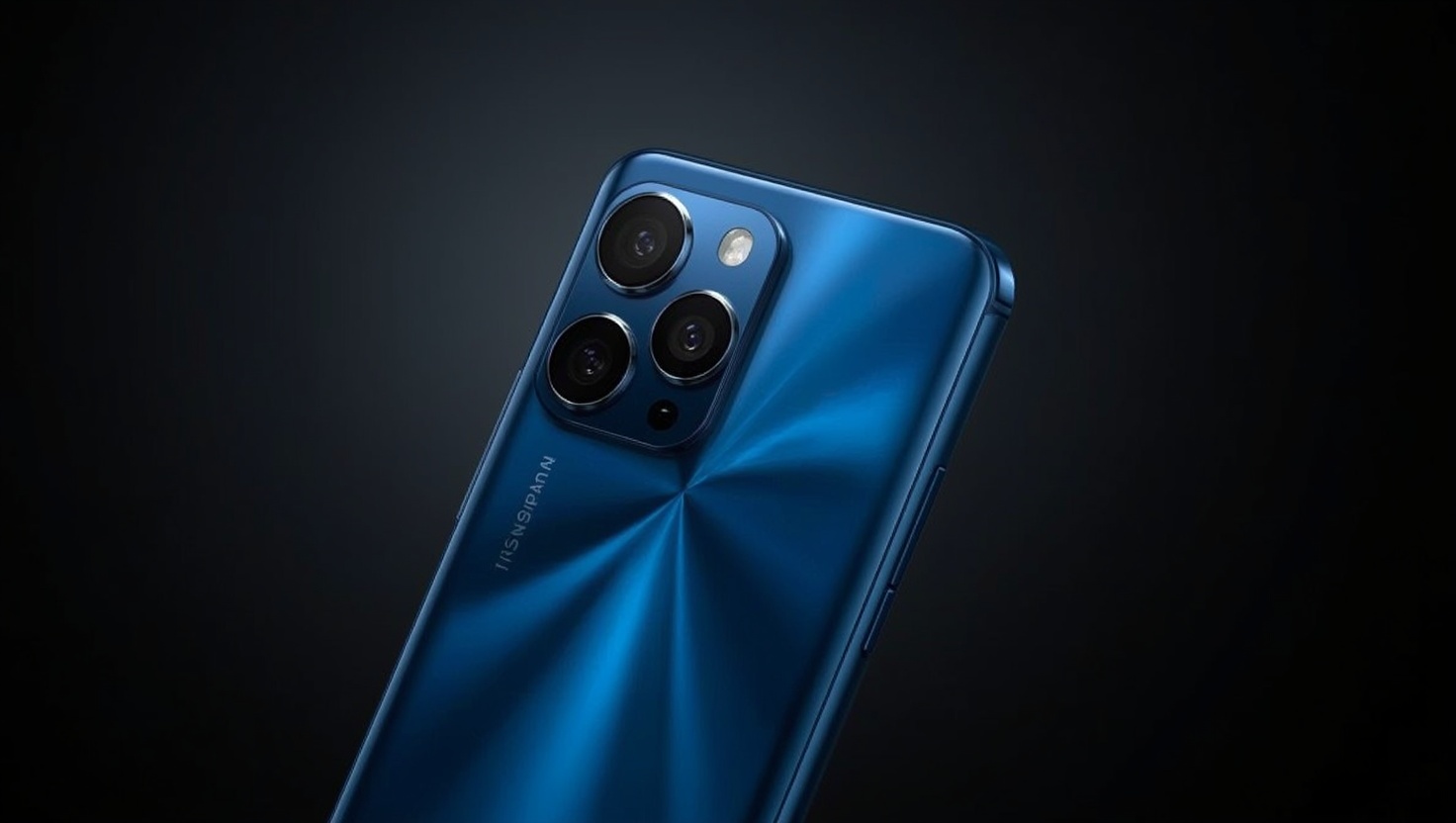 iPhone 17 Pro Max in Deep Blue mit Triple-Kamera